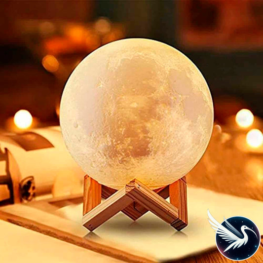 🌙 Lámpara Luna 3D – 16 Colores para Iluminar tus Espacios con Magia y Estilo ✨